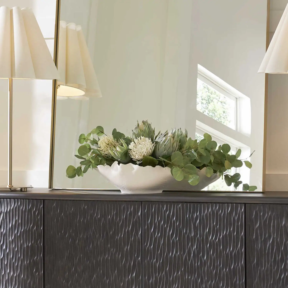 UTTERMOST Protea Blooms Bowl Centerpiece - Decorative Accents