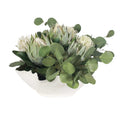 UTTERMOST PROTEA BLOOMS BOWL CENTERPIECE - Decorative Accents