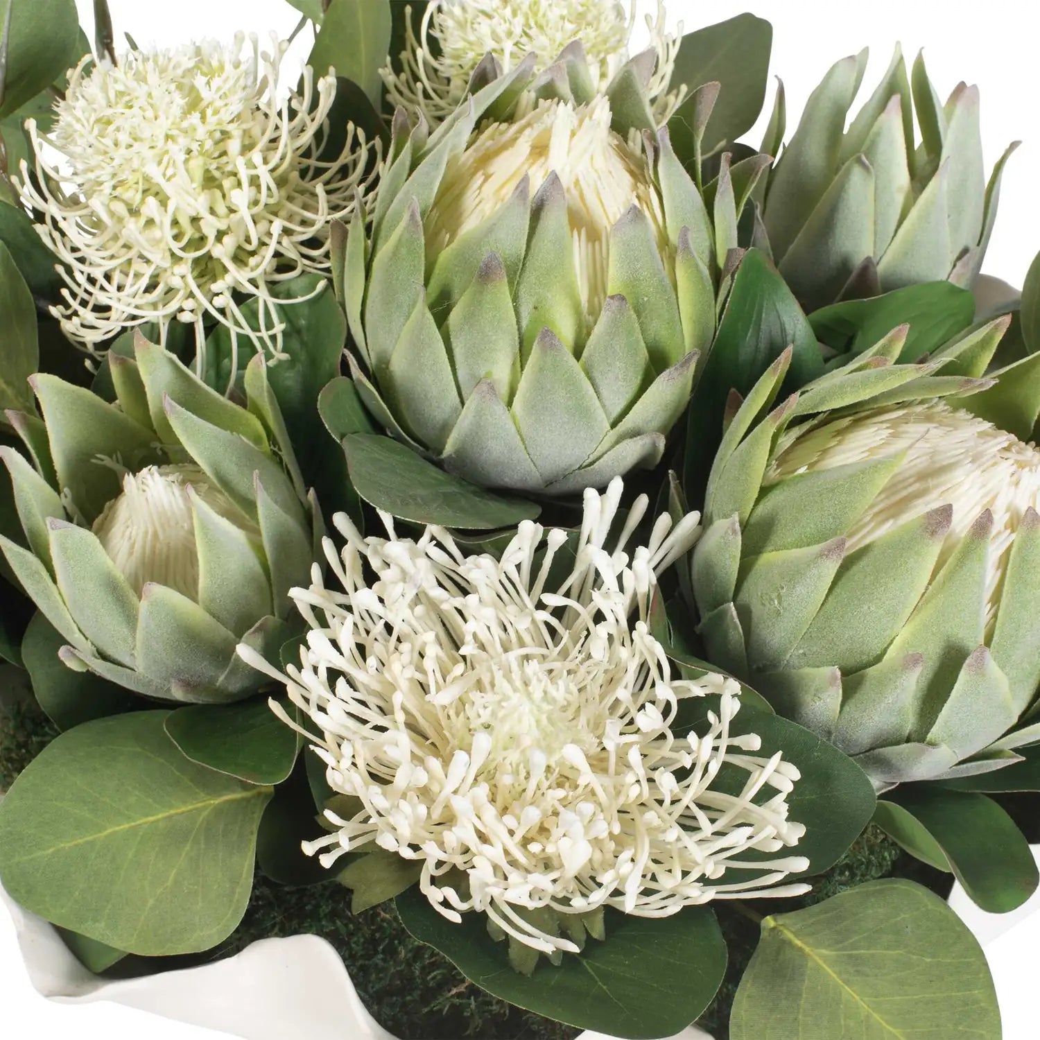 UTTERMOST PROTEA BLOOMS BOWL CENTERPIECE - Decorative Accents