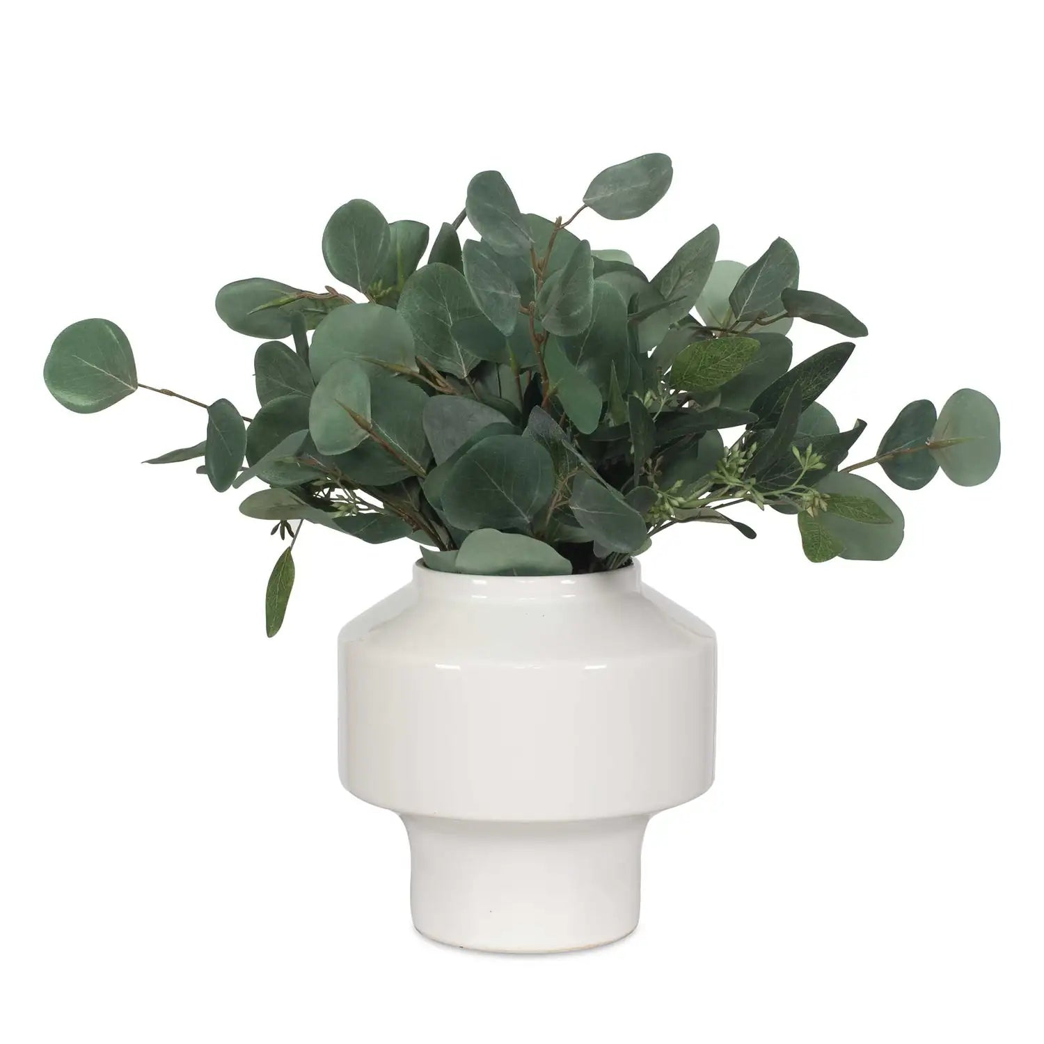 UTTERMOST ESSENCE EUCALYPTUS ACCENT & VASE - Decorative Accents