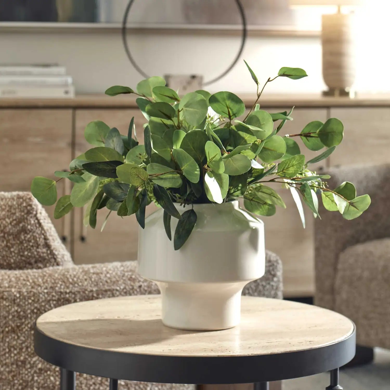 UTTERMOST ESSENCE EUCALYPTUS ACCENT & VASE - Decorative Accents