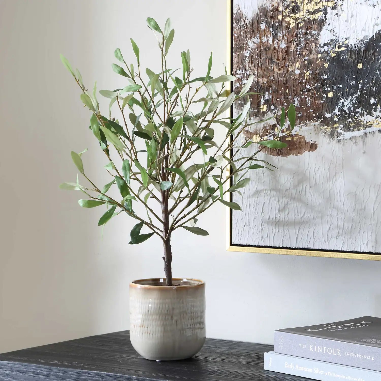 UTTERMOST Solea Olive Accent & Vase - Decorative Accents
