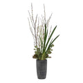 UTTERMOST ETERNA ORCHID CENTERPIECE & VASE - Decorative Accents