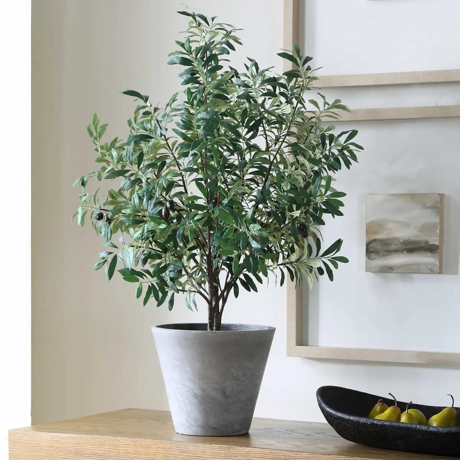 UTTERMOST MARISOL POTTED OLIVE PLANT - Decorative Accents