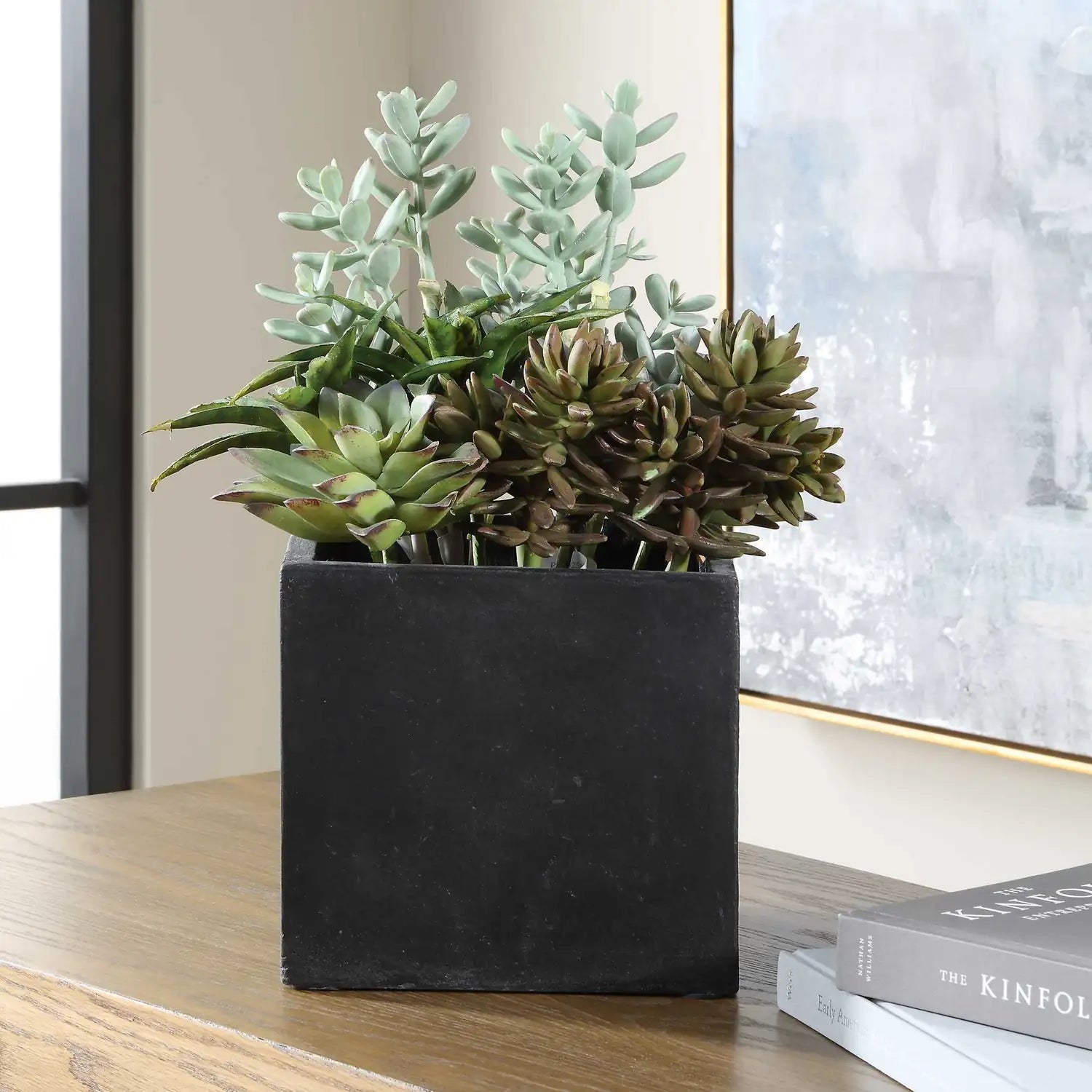 UTTERMOST Greystone Indoor-Outdoor Succulent - Decorative Accents