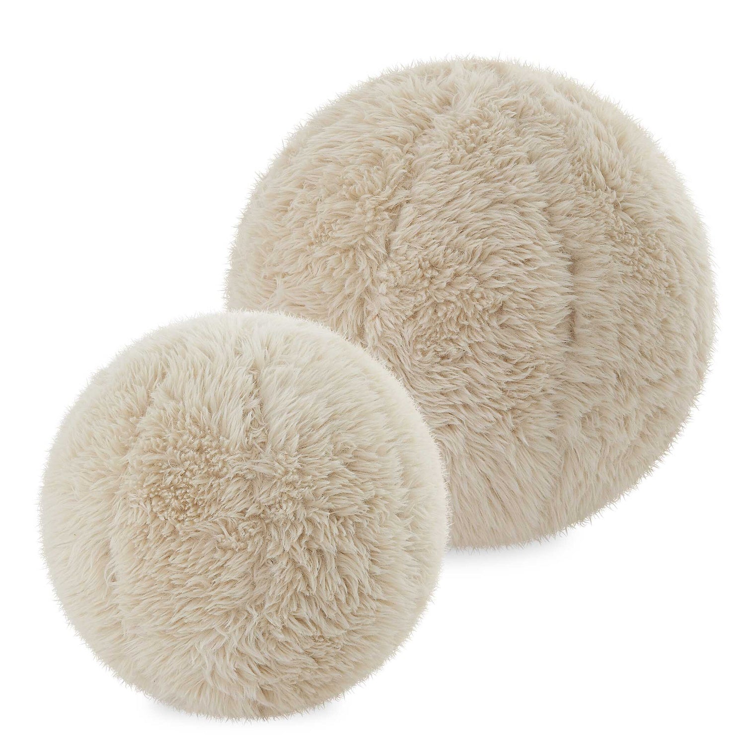 UTTERMOST Abide Ball Sheepskin Pillows Set Of 2 - Decorative Accents
