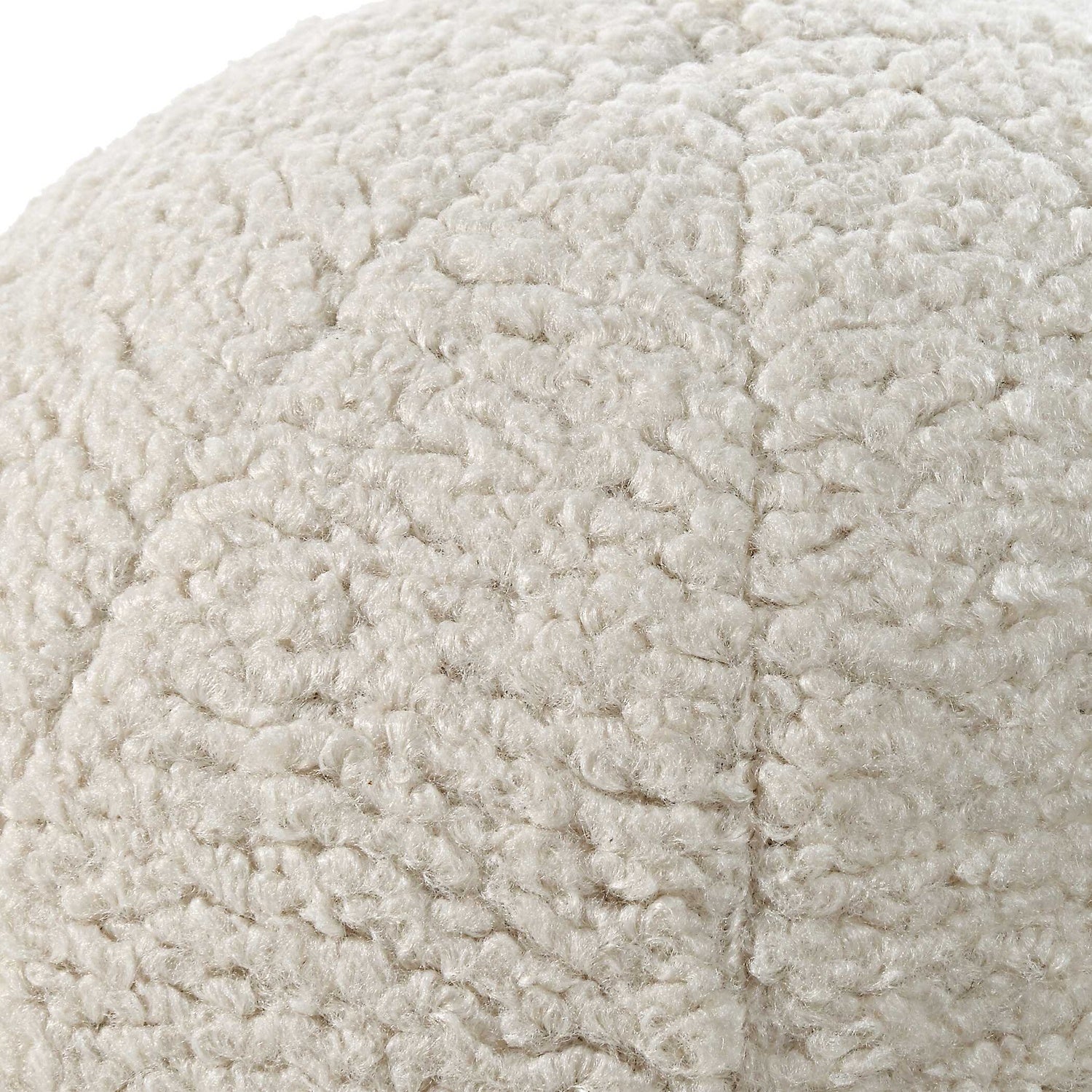UTTERMOST Capra Ball Sheepskin Pillows Set Of 2 - Decorative Accents