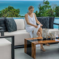 UTTERMOST Loopy Loop Outdoor Onyx Pillow - Decorative Accents