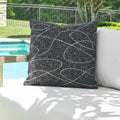 UTTERMOST LOOPY LOOP OUTDOOR ONYX PILLOW - Decorative Accents
