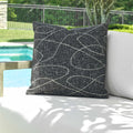 UTTERMOST Loopy Loop Outdoor Onyx Pillow - Decorative Accents