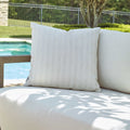UTTERMOST Basket Stripe Outdoor Pillow - Decorative Accents