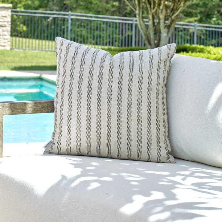 UTTERMOST BASKET STRIPE OUTDOOR PILLOW - Decorative Accents