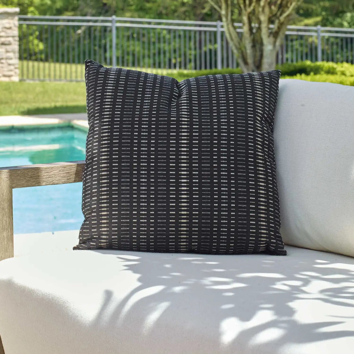 UTTERMOST Esti Onyx Outdoor Pillow - Decorative Accents
