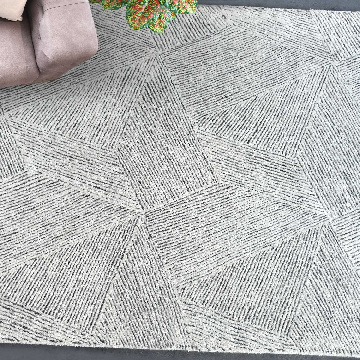UTTERMOST PAONIA GEOMETRIC RUG - Rugs