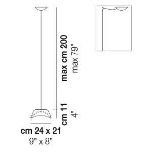 VISTOSI, BALANCE PENDANT, PENDANT LIGHT