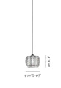 VISTOSI, DAMASCO PENDANT, PENDANT LIGHT