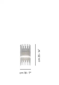 VISTOSI, DIADEMA SCONCES, WALL SCONCES