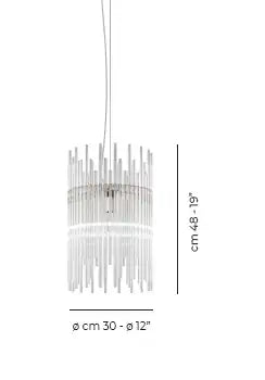 VISTOSI, DIADEMA PENDANT, PENDANT LIGHT