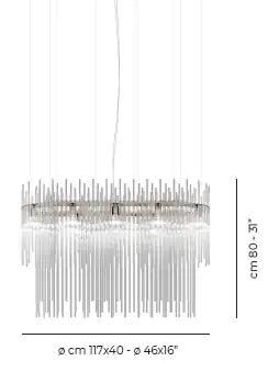 VISTOSI, DIADEMA PENDANT, PENDANT LIGHT