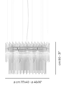 VISTOSI, DIADEMA PENDANT, PENDANT LIGHT