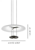VISTOSI, DIONE PENDANT, PENDANT LIGHT