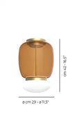 VISTOSI, FARO FLUSH MOUNT, FLUSH MOUNT CEILING LIGHTS