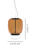 VISTOSI, FARO PENDANT, PENDANT LIGHT