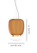 VISTOSI, FARO PENDANT, PENDANT LIGHT