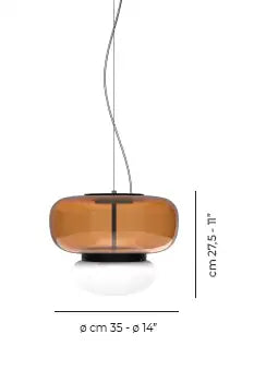 VISTOSI, FARO PENDANT, PENDANT LIGHT