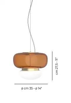 VISTOSI, FARO PENDANT, PENDANT LIGHT
