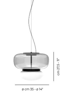 VISTOSI, FARO PENDANT, PENDANT LIGHT