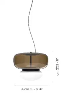 VISTOSI, FARO PENDANT, PENDANT LIGHT