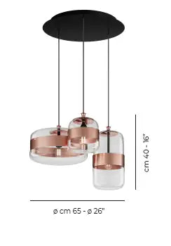 VISTOSI, FUTURA PENDANT, PENDANT LIGHT