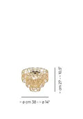 VISTOSI, MINIGIOGALI FLUSH MOUNT, FLUSH MOUNT CEILING LIGHTS