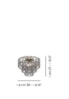 VISTOSI, MINIGIOGALI FLUSH MOUNT, FLUSH MOUNT CEILING LIGHTS