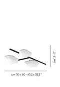 VISTOSI, MODULOR FLUSH MOUNT, FLUSH MOUNT CEILING LIGHTS