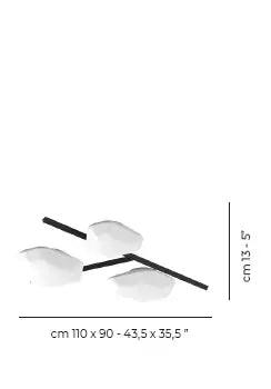 VISTOSI, MODULOR FLUSH MOUNT, FLUSH MOUNT CEILING LIGHTS
