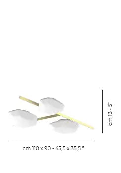 VISTOSI, MODULOR FLUSH MOUNT, FLUSH MOUNT CEILING LIGHTS