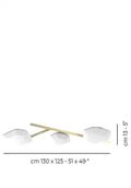 VISTOSI, MODULOR FLUSH MOUNT, FLUSH MOUNT CEILING LIGHTS