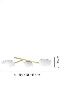 VISTOSI, MODULOR FLUSH MOUNT, FLUSH MOUNT CEILING LIGHTS