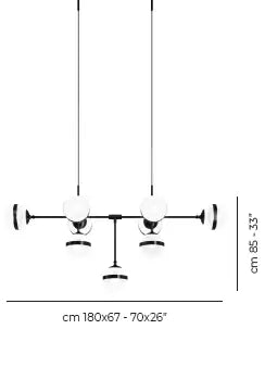 VISTOSI, PEGGY PENDANT, PENDANT LIGHT