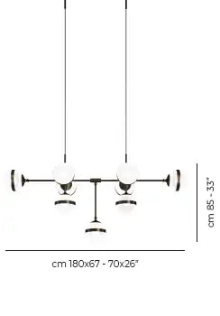 VISTOSI, PEGGY PENDANT, PENDANT LIGHT