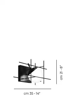 VISTOSI, PLOT FRAME SCONCES, WALL SCONCES