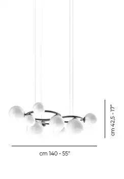 VISTOSI, PUPPET RING PENDANT, PENDANT LIGHT
