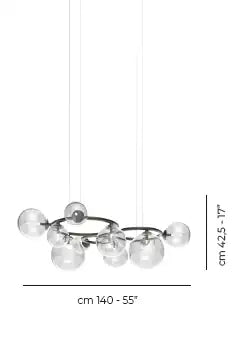 VISTOSI, PUPPET RING PENDANT, PENDANT LIGHT