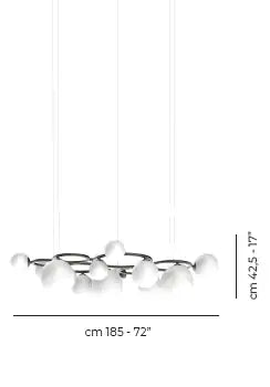 VISTOSI, PUPPET RING PENDANT, PENDANT LIGHT