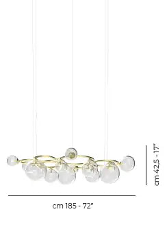 VISTOSI, PUPPET RING PENDANT, PENDANT LIGHT