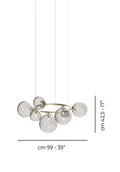 VISTOSI, PUPPET RING PENDANT, PENDANT LIGHT