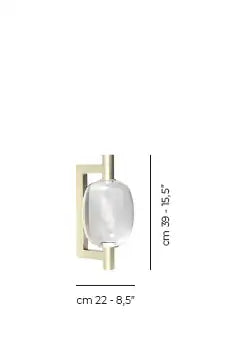 VISTOSI, RIFLESSO SCONCES, WALL SCONCES