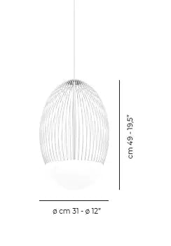 VISTOSI, RIKETTA PENDANT, PENDANT LIGHT